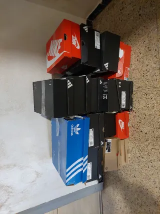 Cajas de Zapatillas Nike, Adidas, Under Armour