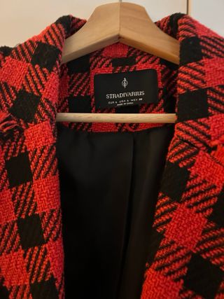 Americana Blazer Tweed a Quadri Stradivarius Taglia L