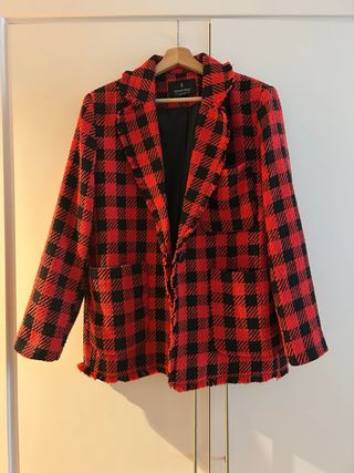 Americana Blazer Tweed a Quadri Stradivarius Taglia L