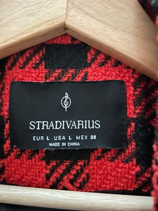 Americana Blazer Tweed a Quadri Stradivarius Taglia L