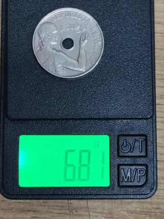 Moneda 50 cts 1934 Segunda República Española