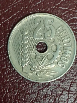 Moneda 50 cts 1934 Segunda República Española