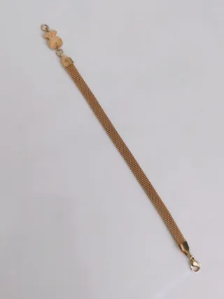 Pulsera Malla Acero Rosa.