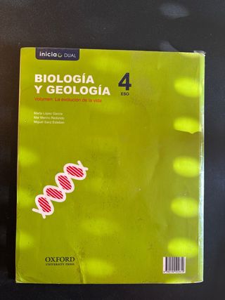 Libros biologia y geologia 4° ESO