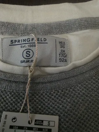 Jersey Springfield Gris Talla S