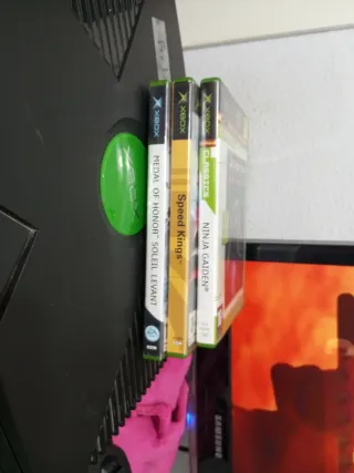 Xbox Clásica Negra + 4 Juegos