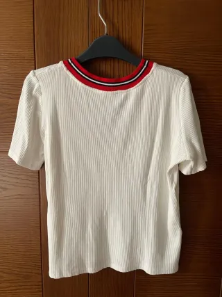 Blusa Mango Blanca Talla M