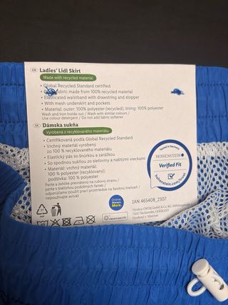 Falda deportiva Crivit Lidl Talla M