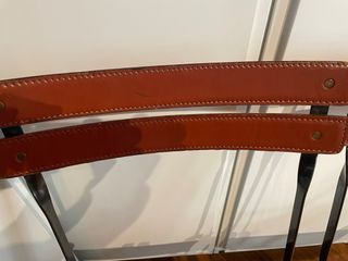 Sedie Zanotta Celestina in cuoio e metallo