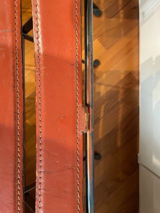 Sedie Zanotta Celestina in cuoio e metallo