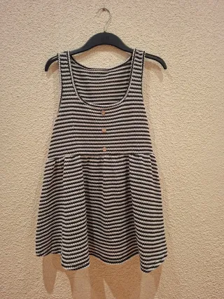 Camiseta Shein Talla XL Rayas