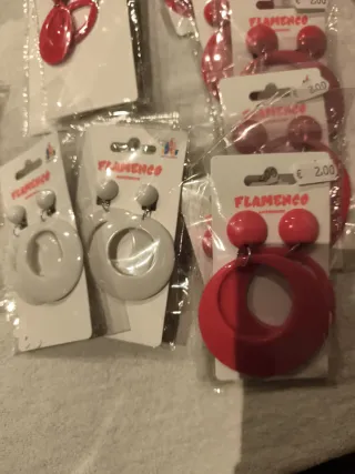 Lote 19 Pendientes Flamenca Sevillana