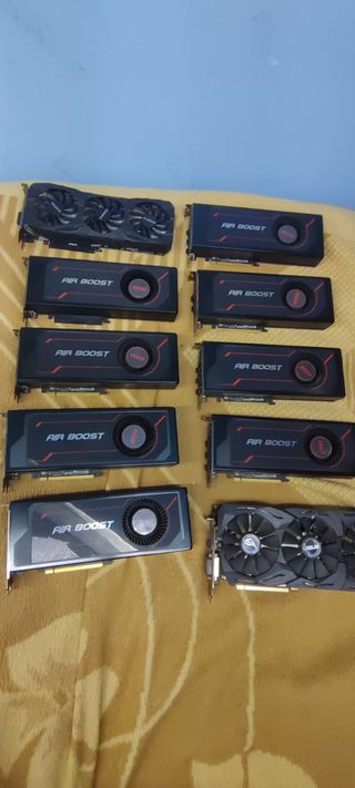 Lote 10 Tarjetas Gráficas