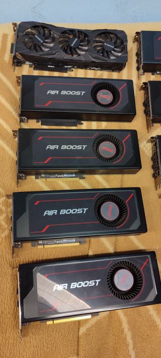 Lote 10 Tarjetas Gráficas