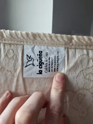 Colchón cuna espuma con protector de colchón