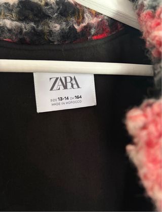 Chaqueta de cuadros, Zara Kids 13 - 14