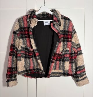 Chaqueta de cuadros, Zara Kids 13 - 14