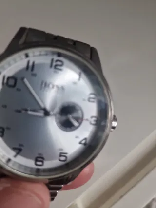 Reloj Hugo Boss Hombre Plata y Blanco