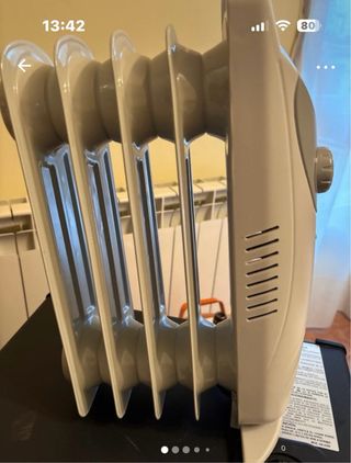 Radiador de aceite blanco