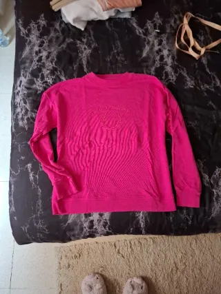 Sudadera Fred Perry Rosa Talla 10