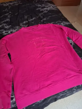 Sudadera Fred Perry Rosa Talla 10