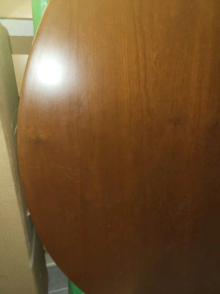 Mesa de comedor extensible de madera
