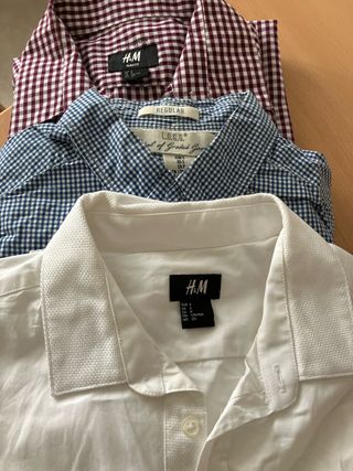 Lote 3 Camisas H&M Talla S