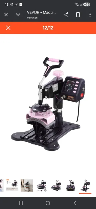 Máquina de sublimar 8 en 1