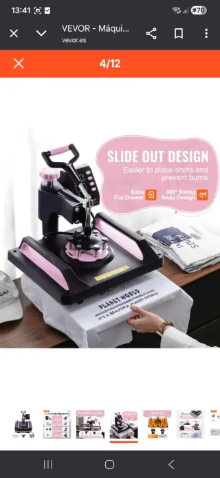 Máquina de sublimar 8 en 1