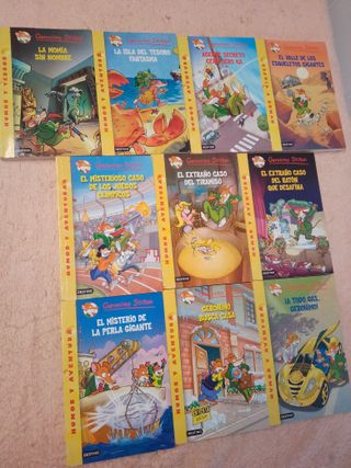 LOTE (II) DE 10 LIBROS GERONIMO STILTON