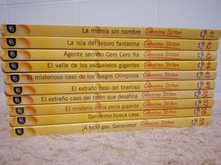 LOTE (II) DE 10 LIBROS GERONIMO STILTON