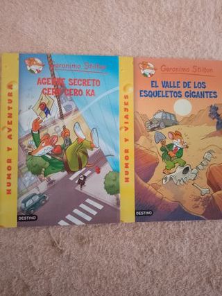 LOTE (II) DE 10 LIBROS GERONIMO STILTON