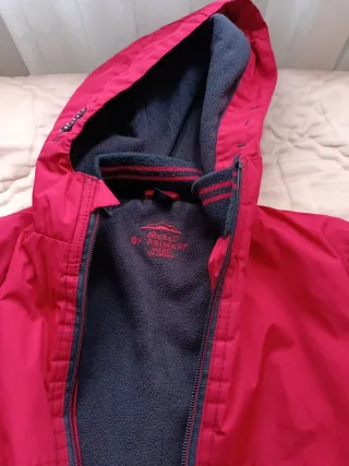 Chaqueta niño 9-10 años azul y roja