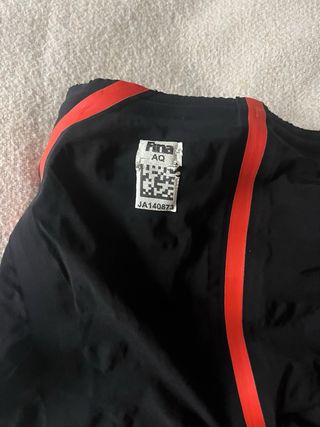 Bañador Jaked Fast Talla 38 Negro/Rojo