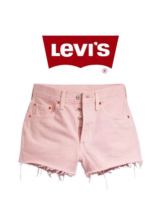 Talla S / L / XL. Short vaquero rosa LEVI’S