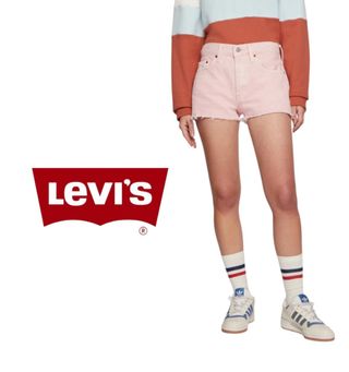 Talla S / L / XL. Short vaquero rosa LEVI’S