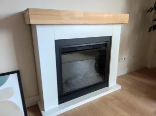 Chimenea estufa Eléctrica como nueva