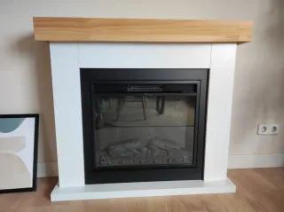 Chimenea estufa Eléctrica como nueva