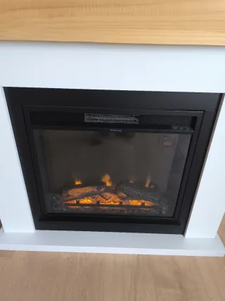 Chimenea estufa Eléctrica como nueva