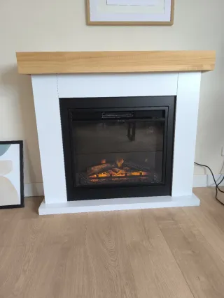 Chimenea estufa Eléctrica como nueva