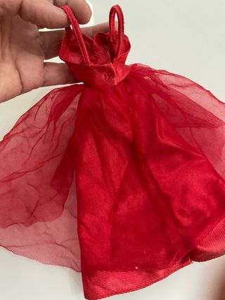 Vestito rosso Barbie Mattel vintage