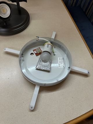 2 lampade da soffitto