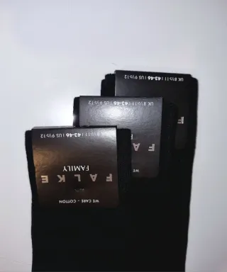 Calcetines Falke Hombre Talla 43 44 45 46 Negros