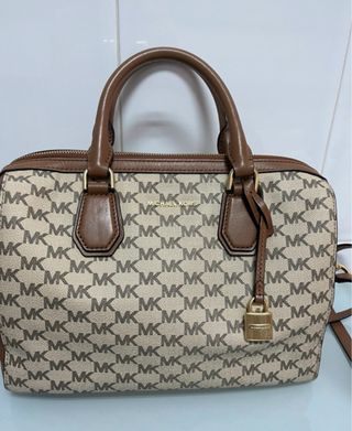 Bolso Michael Kors Marrón y Beige