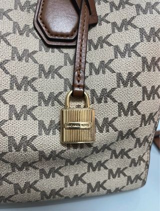 Bolso Michael Kors Marrón y Beige