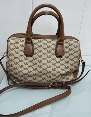 Bolso Michael Kors Marrón y Beige