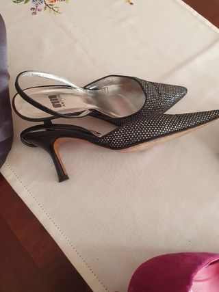 Lote 3 pares zapatos fiesta mujer talla 40
