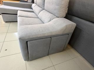 Sofá Chaiselongue extraíble con arcón