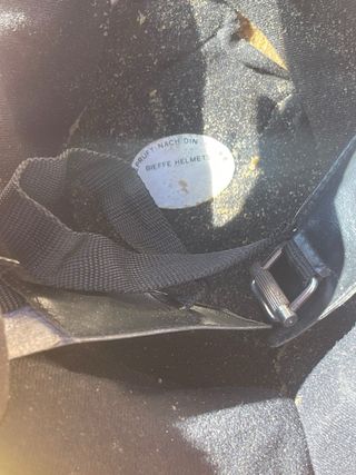 Casco Moto Azul Bieffe