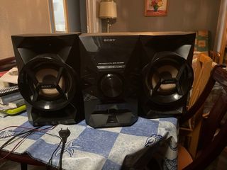 Mini cadena Sony negra